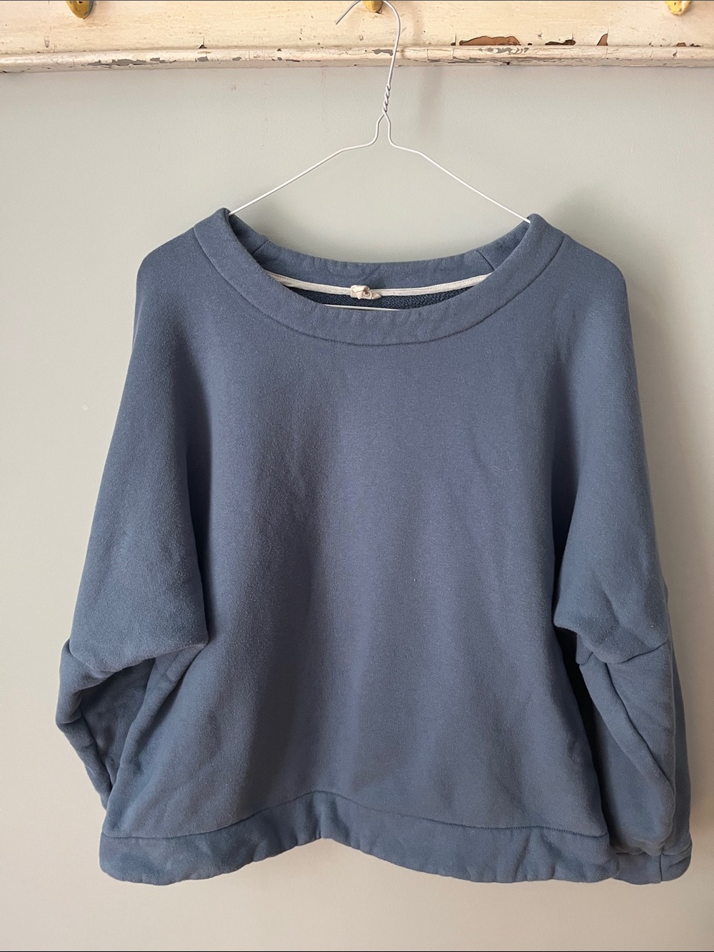 Atelier B Cottage Crewneck Sweatshirt in Dusty Blue